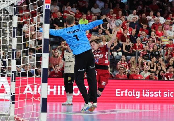 29 05 2026 Handball 1 Bundesliga DAIKIN HBL Season 2025 2026 33 Matchday HC Erlangen Metropolregion Nuremberg HCE Bergischer HC DaMa xdaxmax Christopher Rudeck 1, Bergischer HC Christoph Steinert 44, HC Erlangen HCE