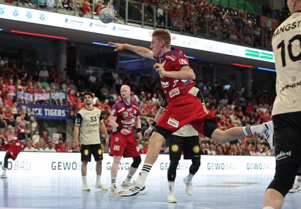 29 05 2026 Handball 1 Bundesliga DAIKIN HBL Season 2025 2026 33 Matchday HC Erlangen Metropolregion Nürnberg HCE Bergischer HC DaMa xdaxmax Sander Andreassen Overjordet 8, HC Erlangen HCE