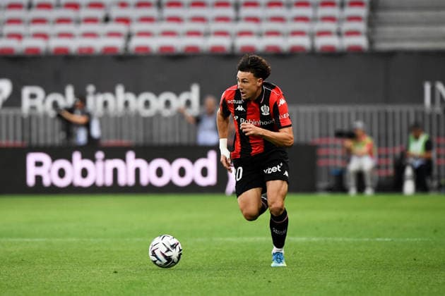 OGC Nice v AS Saint-Etienne - Ligue 1 McDonald s 2025 2026 - Relegation Promotion Playoffs 20 Tom LOUCHET (ogcn) during the Ligue 1 Relegation Promotion Playoffs matchs between Nice and Saint-Etienne at Allianz Riviera on May 29, 2026 in Nice, France. Nice France  Copyright: xFEPx 776502581