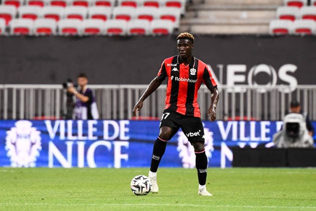 OGC Nice v AS Saint-Etienne - Ligue 1 McDonald s 2025 2026 - Relegation Promotion Playoffs 37 Kojo PEPRAH OPPONG (ogcn) during the Ligue 1 Relegation Promotion Playoffs matchs between Nice and Saint-Etienne at Allianz Riviera on May 29, 2026 in Nice, France. Nice France  Copyright: xFEPx 776502581