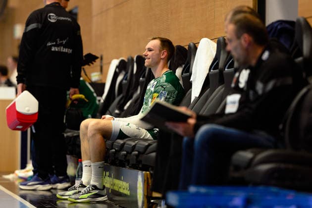 Mathias Gidsel Fuechse Berlin, 19 shortly before the start of the second half GER, ThSV Eisenach against Fuechse Berlin, 1 Daikin Handballbundesliga, Handball, Matchday 30, Season 2025 2026, 29 05 2026 GER, ThSV Eisenach against Fuechse Berlin, 1 Daikin Handballbundesliga, Handball, Matchday 30, Season 2025 2026, 29 05 2026 Eisenach Copyright: xEibner-Pressefoto MartinxHerbstx EP_MHT