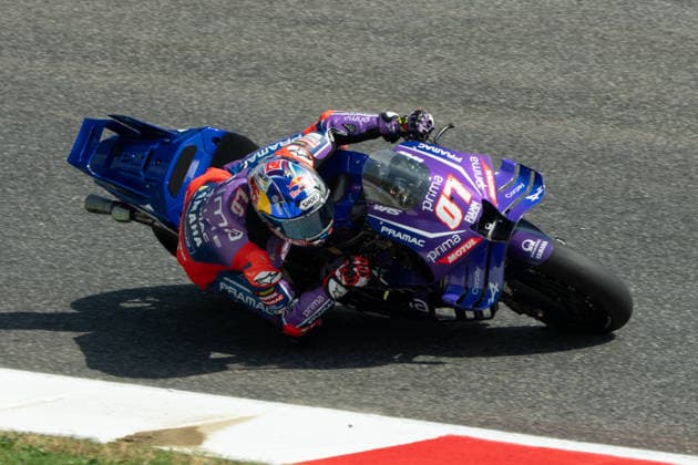 MotoGP of Italy - Free Practice Toprak Razgatlioglu of Prima Pramac Yamaha MotoGP participates in the Gran Premio d Italia Brembo Grand Prix Free Practice on Friday during the MotoGP of Italy at Autodromo Internazionale del Mugello on May 29, 2026, in Scarperia, Italy. Mugello Scarperie e Sanpiero Italy  Copyright: xFabioxAvernax originalFilename:averna-granprem260529_npD69.jpg