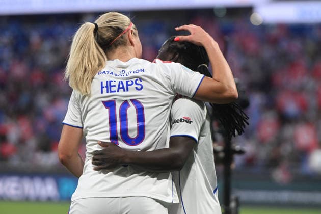 Football : OL Lyonnes vs Paris FC- final French Ligue Arkema - 29 05 2026 CHAWINGA Tabitha of OL Lyonnes scoring goal during the Final French Ligue Arkema match between OL Lyonnes and Paris FC at the Groupama stadium Lyon ,on May 29 2026 LYONFrance  Copyright: xMouradxAllilix