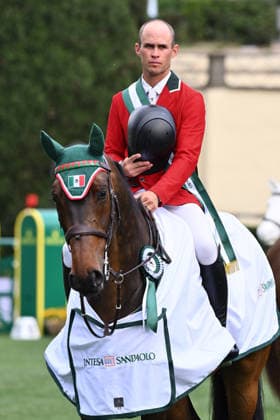 IPA85168718 - Fernando MARTINEZ SOMMER (MEX) and JOEP with the Mexico Team wins the 93rd CSIO Roma 2026 Competition No. 5 - NATIONS CUP INTESA SANPAOLO Two rounds competition - h. 160 Prize Money: 220,000 Ä on May 29, 2026 at Piazza di Siena in Rome, Italy.  Copyright: xDomenicoxCippitelli IPAxSportx xx 85168718