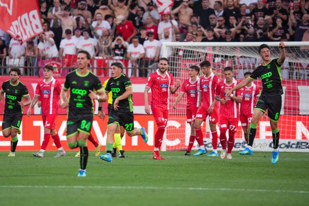 Fellipe Jack del Catanzaro festeggia il goal durante la partita tra Monza e Catanzaro, del Campionato italiano di calcio Serie BKT 2025 2026, Venerdi 29 Maggio 2026, - calcio ( Photo by Alessio Morgese LaPresse )  Copyright: xAlessioxMorgesex xLaPressex