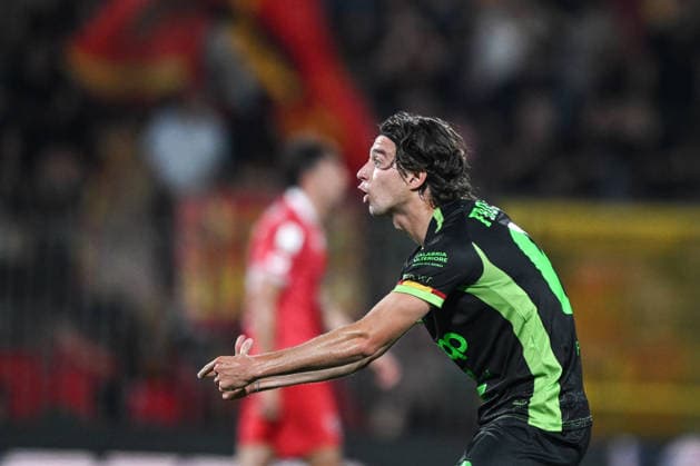 Monza v Catanzaro - Serie B Playoff Final Ruggero Frosinini of US Catanzaro celebrates after a goal during the Italian Serie BKT second leg final football match between AC Monza and US Catanzaro at U-Power Stadium in Monza, Italy, on May 29, 2026. Monza Italy  Copyright: xTizianoxBallabiox originalFilename:ballabio-acmonzaa260529_npcr3.jpg