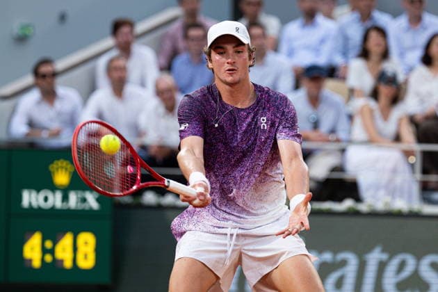 2026.05.29 Paryz Tenis French Open Roland Garros 2026 Joao Fonseca - Novak Djokovic N z Joao Fonseca Foto Pawel Andrachiewicz PressFocus 2026.05.29 Paris Tennis - French Open Roland Garros 2026 Joao Fonseca - Novak Djokovic Joao Fonseca Credit: Pawel Andrachiewicz PressFocus NEWSPIX.PL --- newspix.pl POLAND OUT! 