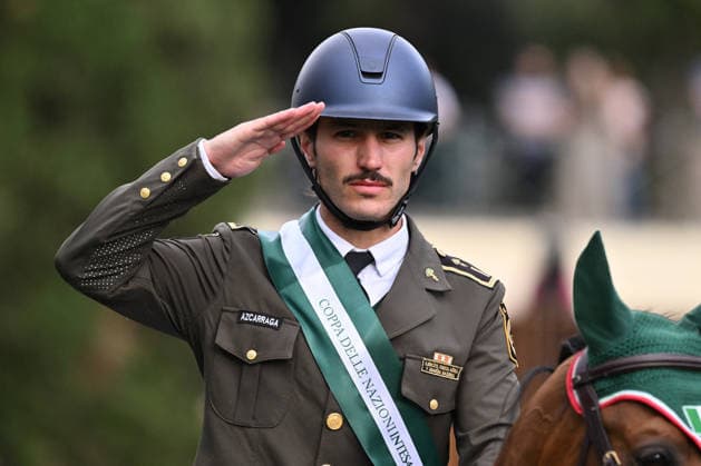 EQUITATION - International Equitation - Piazza di Siena - 93rd CSIO of Rome 2026 Photo by IPA ABACAPRESS.COM85168580 - Andres AZCARRAGA (MEX) and CONTENDROS 2 with the Mexico Team wins the 93rd CSIO Roma 2026 Competition No. 5 - NATIONS CUP INTESA SANPAOLO Two rounds competition - h. 160 Prize Money: 220,000 Ä on May 29, 2026 at Piazza di Siena in Rome, Italy. Rome Italy  Copyright: xIPAxSport ABACAx