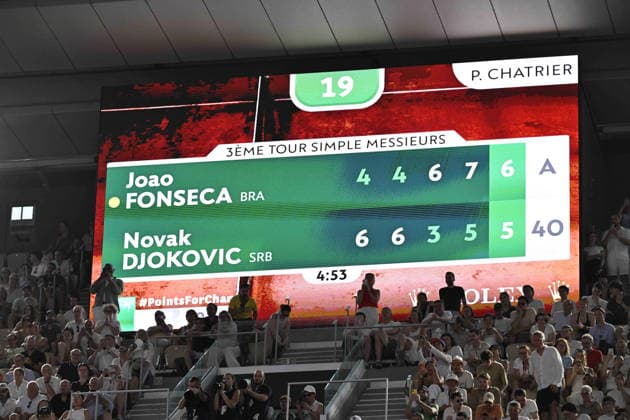 Tennis -Internationaux de France - Roland Garros 2026 - ITF - 29 05 2026 - Tennis -Internationaux de France - Roland Garros 2026 - ITF - 29 05 2026 - Joao Fonseca - bresil ParisFrance  Copyright: xChryslenexCaillaud Psnewzx