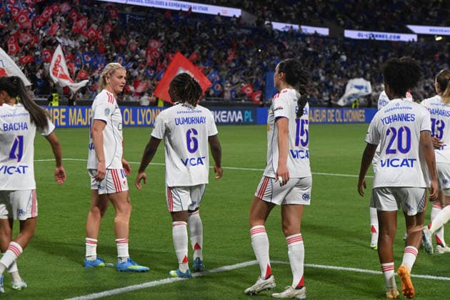 Football : OL Lyonnes vs Paris FC- final French Ligue Arkema - 29 05 2026 DUMORNAY Melchie of OL Lyonnes scoring goal during the Final French Ligue Arkema match between OL Lyonnes and Paris FC at the Groupama stadium Lyon ,on May 29 2026 LYONFrance  Copyright: xMouradxAllilix
