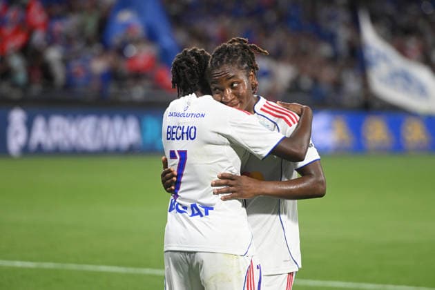 Football : OL Lyonnes vs Paris FC- final French Ligue Arkema - 29 05 2026 DUMORNAY Melchie of OL Lyonnes scoring goal during the Final French Ligue Arkema match between OL Lyonnes and Paris FC at the Groupama stadium Lyon ,on May 29 2026 LYONFrance  Copyright: xMouradxAllilix