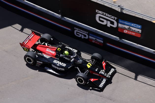 Mike Schumacher GER Honda 47, Team Rahal Letterman Lanigan Racing, 1 free practice, Detroit, Michigan, USA, 29 05 2026, Indycar Series