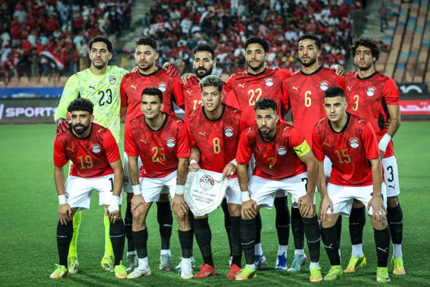 Egypt V Russia - International Friendly, Länderspiel, Nationalmannschaft Match The Egypt team stands before the international friendly match (New Capital Cup) between Egypt and Russia at Cairo International Stadium on May 28, 2026, in Cairo, Egypt. Cairo Egypt  Copyright: xAymanxArefx originalFilename:aref-notitle260528_nphxv.jpg