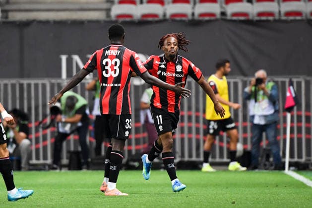 OGC Nice v AS Saint-Etienne - Ligue 1 McDonald s 2025 2026 - Relegation Promotion Playoffs 11 Elye WAHI (ogcn) during the Ligue 1 Relegation Promotion Playoffs matchs between Nice and Saint-Etienne at Allianz Riviera on May 29, 2026 in Nice, France. Nice France  Copyright: xFEPx 776502581