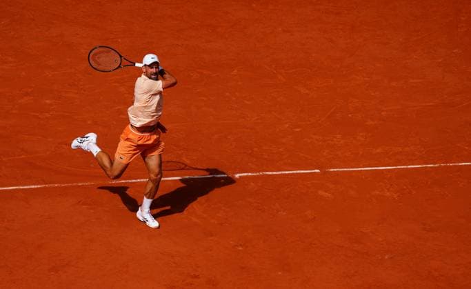 Novak Djokovic French Open Tennis, Day Six, Tennis, Roland Garros, Paris, France - 29 May 2026Paris Roland Garros France EDITORIAL USE ONLY No use with unauthorised audio, video, data, fixture lists, club league logos or live services. Online in-match use limited to 120 images, no video emulation. No use in betting, games or single club league player publications. Copyright: xJavierxGarcia Shutterstockx 16898312eg