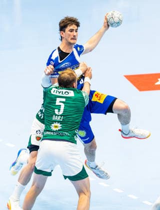 29 05 2026, GER, Handball, Men, Season 25 26, Daikin 1 Bl, 30 Matchday, ThSV Eisenach Fuechse Berlin Stephan Seitz ThSV Eisenach,44 , Max Darj Fuechse Berlin 99817 Eisenach Werner Assmann Halle Am Sportp Thueringen Germany
