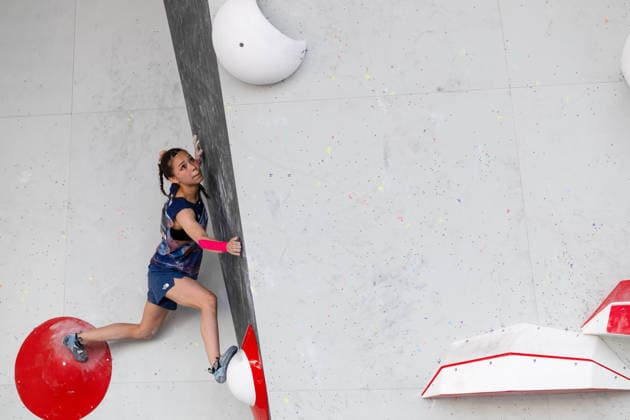 May 29, 2026, Madrid, Madrid, Spain: Japanese climber MAO NAKAMURA in action during the women s Boulder finals at the World Climbing Series Comunidad de Madrid 2026 held in Alcobendas. The Finalists Of The Women s Boulder Category Competed On May 29, 2026, In Alcobendas At The World Climbing Series Comunidad De Madrid 2026.  - ZUMAd308 20260529_zsp_d308_129 Copyright: xJuanxCarlosxLucasx