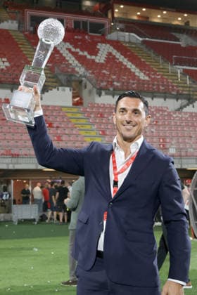 NICOLAS BURDISSO, Monza, Serie B, 2025-26, Monza vs Catanzaro 0-2, 29-05-2026, Esultanza, Celebration, Jubel SERIE B 2025-26 FINALE PLAY OFF RITORNO MONZA-CATANZARO 0-2