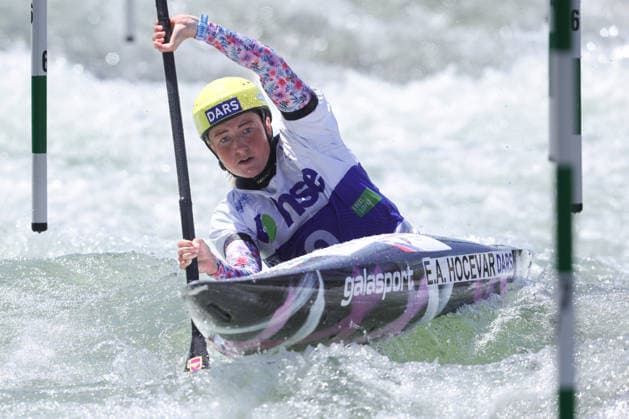 Whitewater canoeing, canoe slalom, ICF WC in Ljubljana