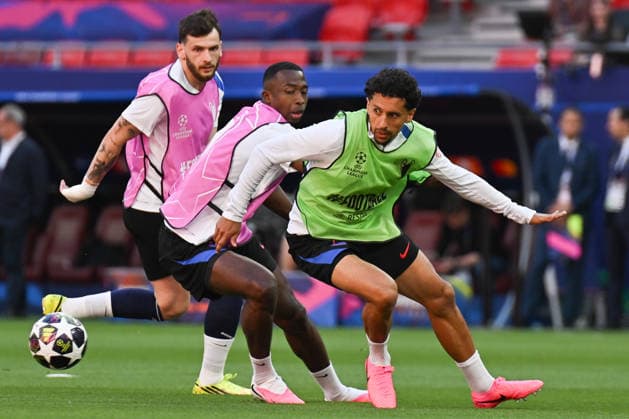 BUDAPEST, HUNGARY - MAY 29: General view during the training session one day ahead of the UEFA Champions League 2026 Final between Paris Saint-Germain and Arsenal at Puskas Arena on May 29, 2026 in Budapest, Hungary.  Copyright: xVCGx 111644941848