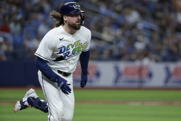 May 29, 2026, St. Petersburg, Florida, USA: Tampa Bay Rays right fielder Ryan Vilade (26) runs to first base in the fourth inning against the Los Angeles Angels on Friday, May 29, 2026 in St. Petersburg. St. Petersburg USA - ZUMAs70_ 20260529_zan_s70_001 Copyright: xLuisxSantanax