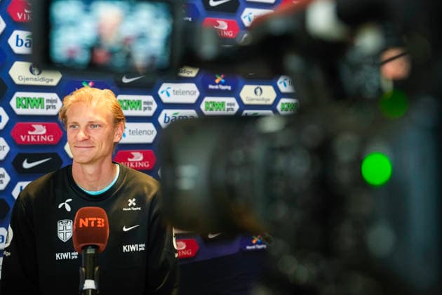 National football team press conference Oslo 20260530 Morten Thorsby during a press conference at Ullevaal Stadium ahead of the international match against Sweden Photo Beate Oma Dahle NTB Oslo Norway EDITORIAL USE ONLY RESTRICTED USE FOR BETTING COMPANIES  Copyright: xBeatexOmaxDahlex xNTBx