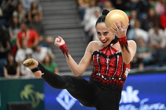 IPA85176335 - BAUTISTA Alba (ESP) during European Championships in Rhythmic gymnastics, Rhythmische Sportgymnastik, RSG Gymnastics in Varna, Bulgaria, May 30 2026  Copyright: xFilippoxTomasi IPAxSportx xx 85176335