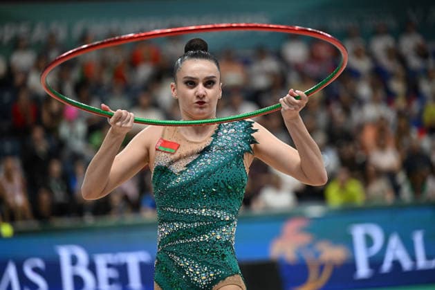 IPA85176340 - HARNASKO Alina (BLR) during European Championships in Rhythmic gymnastics, Rhythmische Sportgymnastik, RSG Gymnastics in Varna, Bulgaria, May 30 2026  Copyright: xFilippoxTomasi IPAxSportx xx 85176340