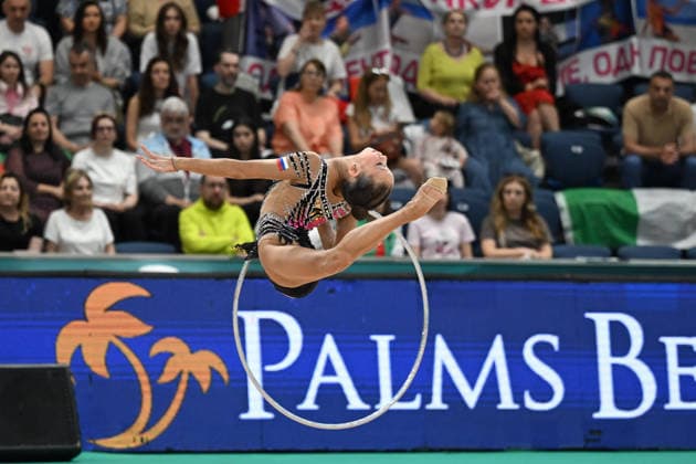 IPA85176342 - ILTERIAKOVA Sofiia (RUS) during European Championships in Rhythmic gymnastics, Rhythmische Sportgymnastik, RSG Gymnastics in Varna, Bulgaria, May 30 2026  Copyright: xFilippoxTomasi IPAxSportx xx 85176342