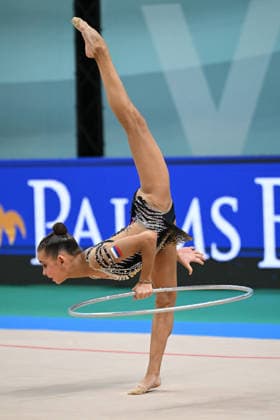 IPA85176350 - ILTERIAKOVA Sofiia (RUS) during European Championships in Rhythmic gymnastics, Rhythmische Sportgymnastik, RSG Gymnastics in Varna, Bulgaria, May 30 2026  Copyright: xFilippoxTomasi IPAxSportx xx 85176350