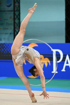 IPA85176834 - BREZALIEVA Eva (BUL) during European Championships in Rhythmic gymnastics, Rhythmische Sportgymnastik, RSG Gymnastics in Varna, Bulgaria, May 30 2026  Copyright: xFilippoxTomasi IPAxSportx xx 85176834