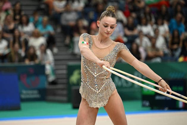 IPA85176841 - DRAGAS Tara (ITA) during European Championships in Rhythmic gymnastics, Rhythmische Sportgymnastik, RSG Gymnastics in Varna, Bulgaria, May 30 2026  Copyright: xFilippoxTomasi IPAxSportx xx 85176841