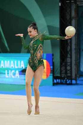 IPA85176855 - LICA Amalia (ROU) during European Championships in Rhythmic gymnastics, Rhythmische Sportgymnastik, RSG Gymnastics in Varna, Bulgaria, May 30 2026  Copyright: xFilippoxTomasi IPAxSportx xx 85176855