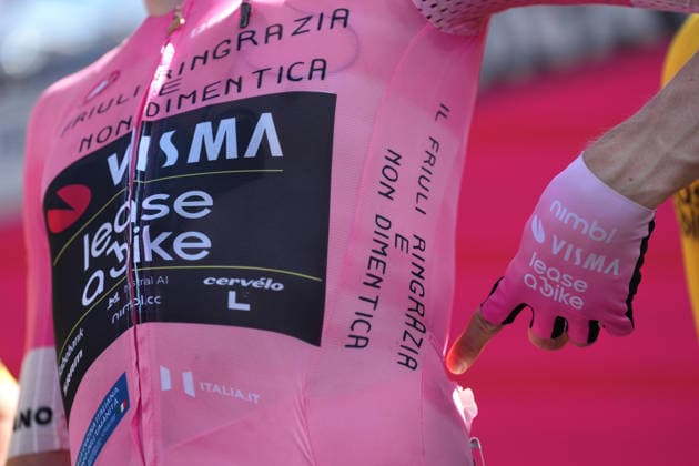 Denmark™s Jonas Vingegaard Hansen of Team Visma Lease A Bike (Pink jersey) during Stage 20 of the Giro d™Italia, from Gemona del Friuli to Piancavallo, Italy, Saturday,May 30, 2026.  Copyright: xSimonexSpadax xLaPressex