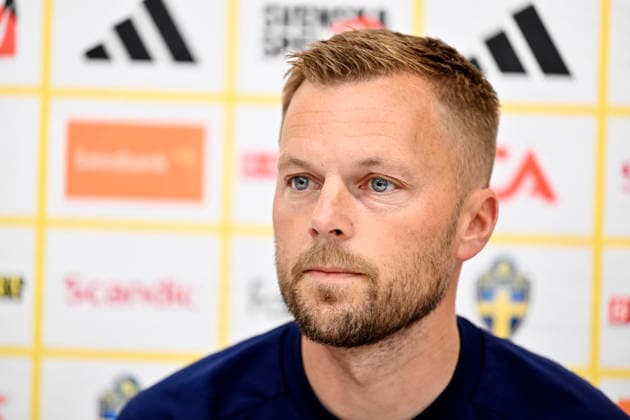 STOCKHOLM, SWEDEN 20260530 Assistant to the Swedish Football Association Sebastian Larsson during a press conference with the national team s management staff at the players hotel Scandic Park ahead of the World Cup STOCKHOLM SWEDEN x10050x  Copyright: xPontusxLundahl TTx PRESS MEETING NATIONAL TEAM MANAGEMENT STAFF BEFORE THE WORLD CUP
