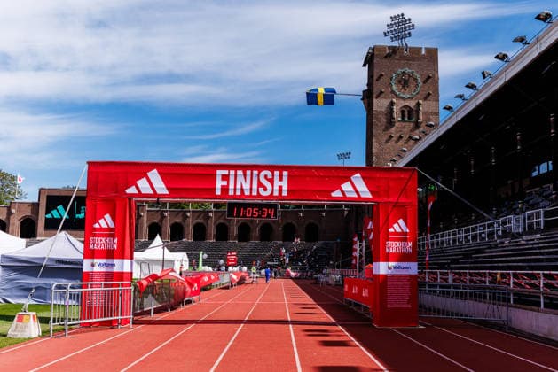 260530 Stockholm Stadium for the Stockholm Marathon on May 30, 2026 in Stockholm  Copyright: KENTAxJÖNSSON BB260530KJ001