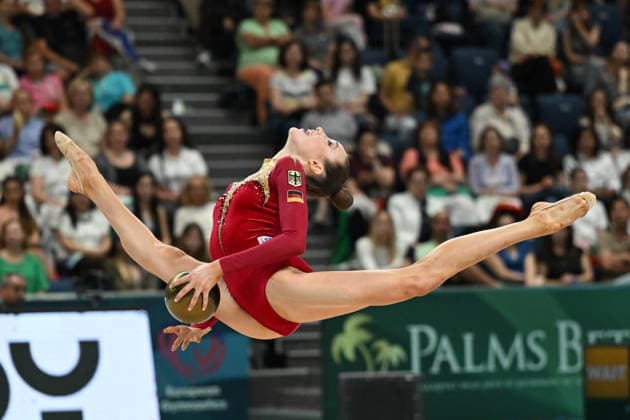 OTHER - Gymnastics - European Championships in Rhythmic gymnastics, Rhythmische Sportgymnastik, RSG Photo by IPA ABACAPRESS.COM85176996 - VARFOLOMEEV Darja (GER) during European Championships in Rhythmic Gymnastics, Gymnastics in Varna, Bulgaria, May 30 2026 Varna Bulgaria  Copyright: xIPAxSport ABACAx