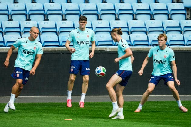 Football, Norway national team, Training