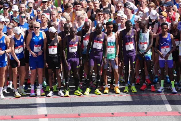 STOCKHOLM, SWEDEN 20260530 The runners gather before the start of the Stockholm marathon on Saturday STOCKHOLM SWEDEN x10500x  Copyright: xMagnusxLejhall TTx STOCKHOLM MARATHON 2026