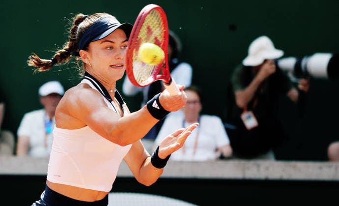 TENNIS - French Open 2026 PARIS,FRANCE,30.MAY.26 - TENNIS - WTA, Tennis Damen Tour, French Open, Roland Garros, Grand Slam. Image shows Iva Jovic (USA).  GEPAxpictures xMatthiasxHauer