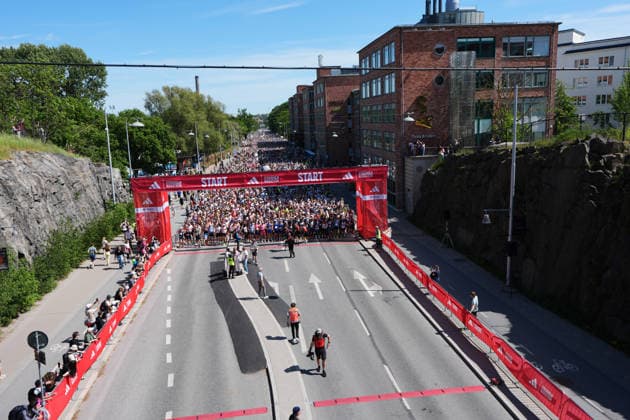 STOCKHOLM, SWEDEN 20260530 The runners gather before the start of the Stockholm marathon on Saturday STOCKHOLM SWEDEN x10500x  Copyright: xMagnusxLejhall TTx STOCKHOLM MARATHON 2026