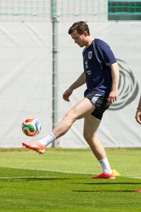 SOCCER - AUT vs TUN, test match VIENNA,AUSTRIA,30.MAY.26 - SOCCER - OEFB international test match, Austria vs Tunisia, preview, training team AUT. Image shows Michael Gregoritsch (AUT).  GEPAxpictures xPhilippxBrem