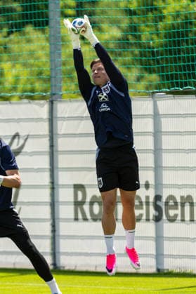 SOCCER - AUT vs TUN, test match VIENNA,AUSTRIA,30.MAY.26 - SOCCER - OEFB international test match, Austria vs Tunisia, preview, training team AUT. Image shows Patrick Pentz (AUT).  GEPAxpictures xPhilippxBrem