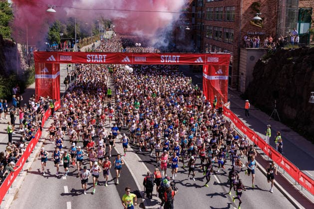 260530 The start of the Stockholm Marathon on May 30, 2026 in Stockholm  Copyright: KENTAxJÖNSSON BB260530KJ009