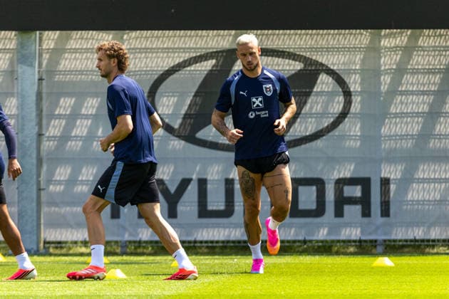 SOCCER - AUT vs TUN, test match VIENNA,AUSTRIA,30.MAY.26 - SOCCER - OEFB international test match, Austria vs Tunisia, preview, training team AUT. Image shows Marko Arnautovic (AUT).  GEPAxpictures xPhilippxBrem