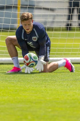 SOCCER - AUT vs TUN, test match VIENNA,AUSTRIA,30.MAY.26 - SOCCER - OEFB international test match, Austria vs Tunisia, preview, training team AUT. Image shows Patrick Pentz (AUT).  GEPAxpictures xPhilippxBrem