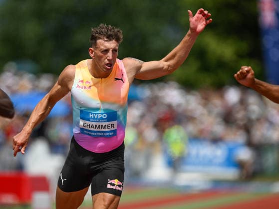 ATHLETICS - Hypomeeting Goetzis 2026 GOETZIS,AUSTRIA,30.MAY.26 - ATHLETICS - World Athletics Combined Events Tour, Hypomeeting, decathlon, 100m. Image shows Simon Ehammer (SUI).  GEPAxpictures xOliverxLerch