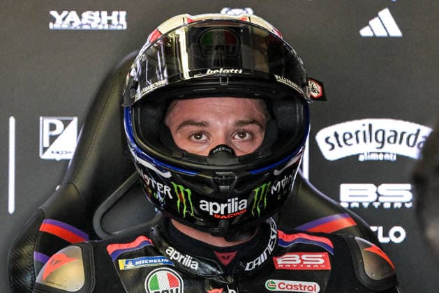 IPA85178425 - Marco Bezzecchi ITA Aprilia Racing Aprilia portrait in the Box during Gran Premio d Italia Qualifying No. 1 and 2, MotoGP World Championship, WM, Weltmeisterschaft in Mugello, Italy, May 30 2026  Copyright: xAlessioxMarini IPAxSportx xx 85178425