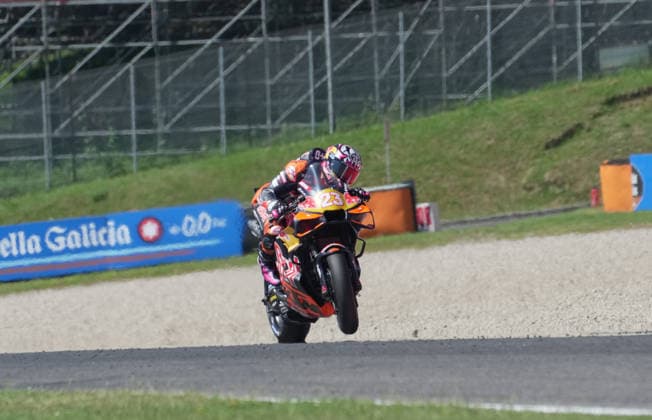 30 05 2026, Autodromo Internazionale del Mugello, Mugello, MotoGP Italian Grand Prix 2026 ,in the picture Enea Bastianini ITA , Red Bull KTM Tech3 Photo by Hasan Bratic DeFodi Images