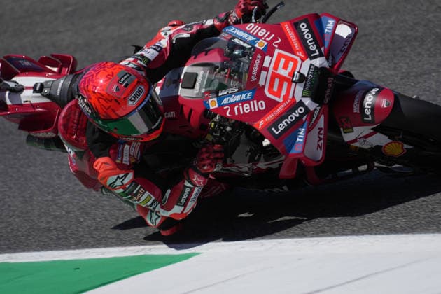 30 05 2026, Autodromo Internazionale del Mugello, Mugello, MotoGP Italian Grand Prix 2026 ,in the picture Marc Marquez ESP , Ducati Lenovo Team Photo by Hasan Bratic DeFodi Images